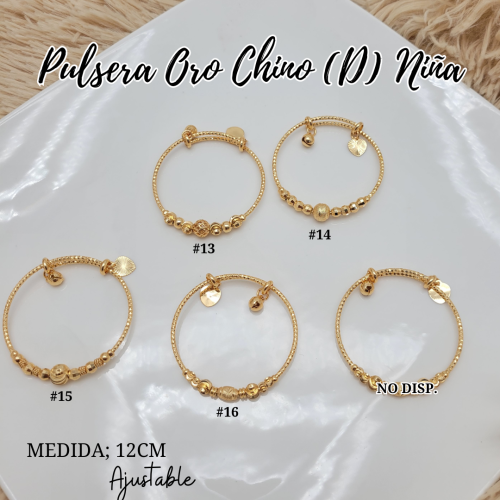 PULSERA ORO CHINO (D) NIÑA - Imagen 2