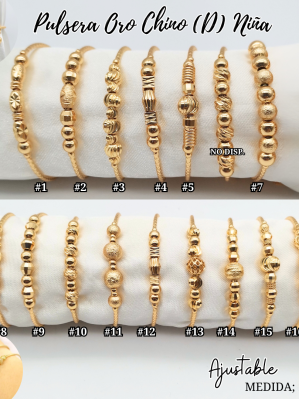 PULSERA ORO CHINO (D) NIÑA