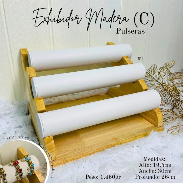 EXHIBIDOR MADERA (C) PULSERAS