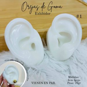 OREJA DE GOMA EXHIBIDOR