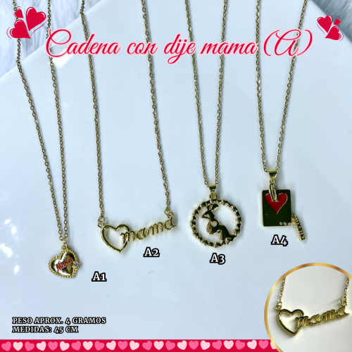 CADENA CON DIJE MAMA (A)