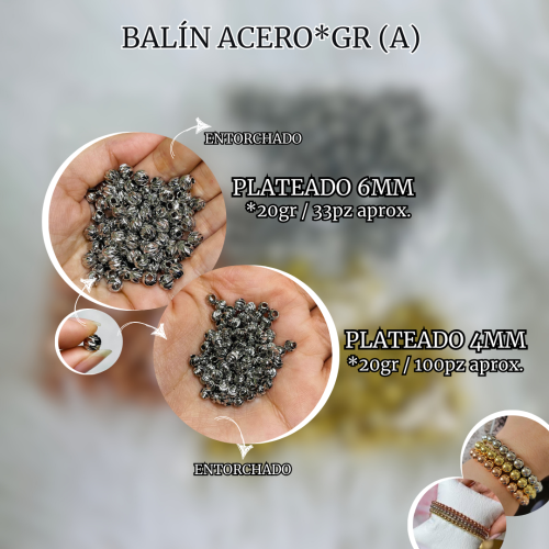 BALÍN ACERO*20GR (A) - Imagen 3