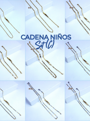 CADENA NIÑOS SET (C)