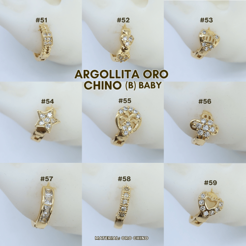 ARGOLLITAS ORO CHINO (B) BABY - Imagen 3