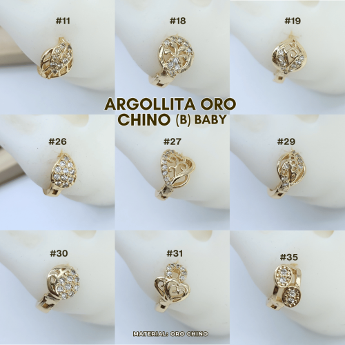ARGOLLITAS ORO CHINO (B) BABY