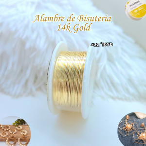 ALAMBRE DE BISUTERIA 14KGOLD