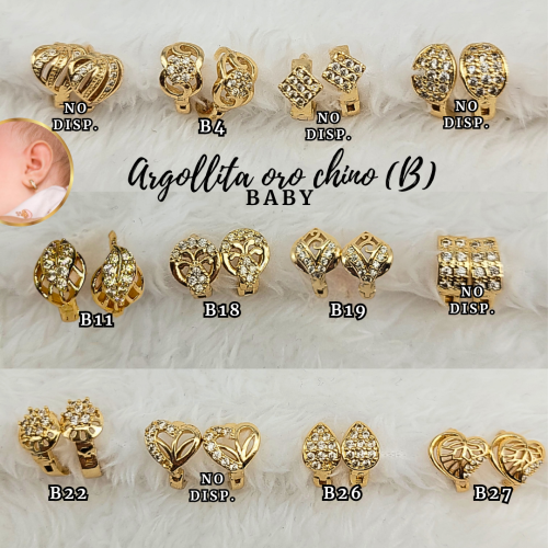 ARGOLLITAS ORO CHINO (B) BABY