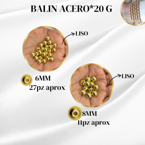 BALIN ACERO*20G