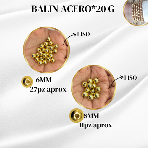 BALIN ACERO*20G