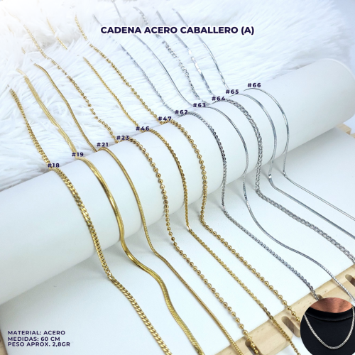 CADENA ACERO CABALLERO (A) - Imagen 2