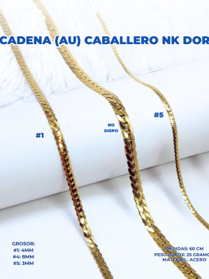 CADENA (AU) CABALLERO NK DOR