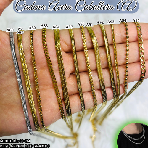 CADENA ACERO CABALLERO (A) - Imagen 6