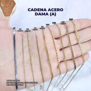CADENA ACERO DAMA (A) (PAQ.10PZ)