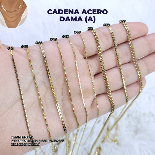 CADENAS ACERO DAMA (A) - Imagen 3