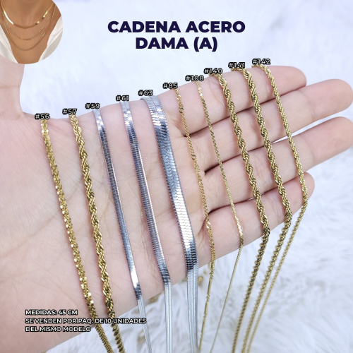 CADENAS ACERO DAMA (A) - Imagen 4