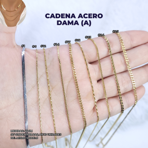 CADENAS ACERO DAMA (A)