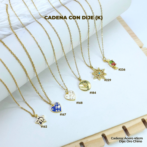 CADENA CON DIJE (K) - Imagen 4