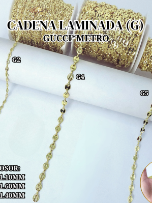 CADENA LAMINADA (G) GUCCI*MT