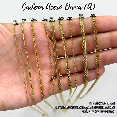 CADENAS ACERO DAMA (A) - Imagen 6
