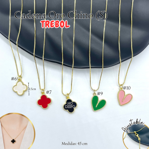 CADENA ORO CHINO (S) TREBOL