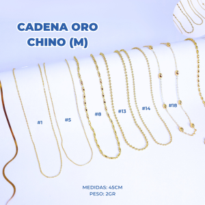 CADENA ORO CHINO (M)