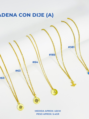 CADENA CON DIJE (A)
