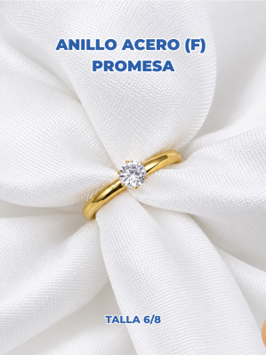ANILLO ACERO (F) PROMESA