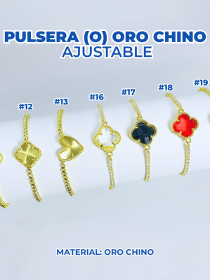 PULSERA (O) ORO CHINO  AJUSTABLE