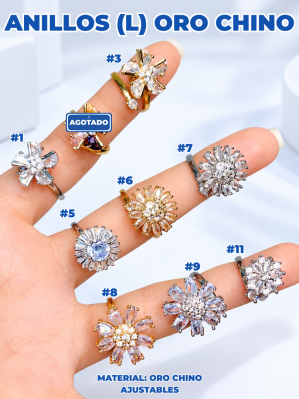 ANILLOS (L) ORO CHINO
