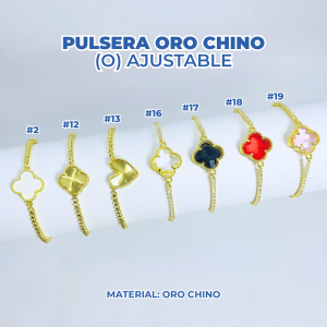 PULSERA ORO CHINO (O) AJUSTABLE