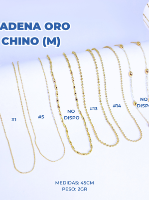 CADENA ORO CHINO (M)