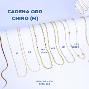 CADENA ORO CHINO (M)