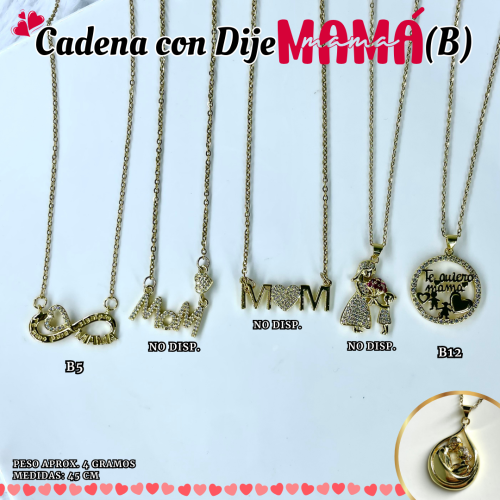 CADENA CON DIJE MAMA (B) - Imagen 2