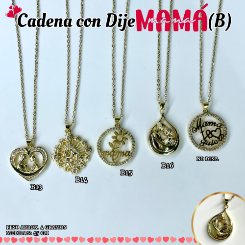 CADENA CON DIJE MAMA (B) - Imagen 3