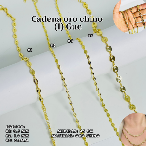 CADENA ORO CHINO (I) GUC