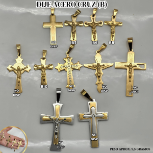 DIJE ACERO CRUZ (B) MD