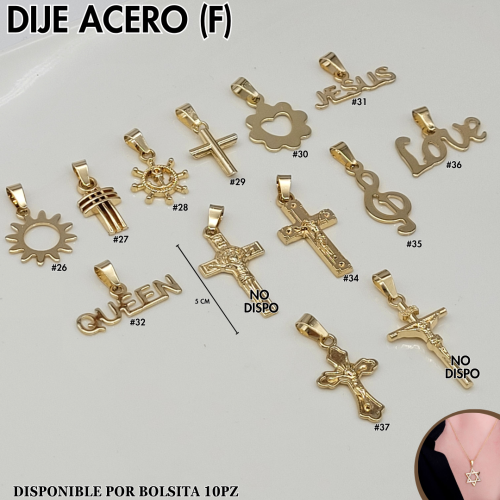 DIJE ACERO (F)*10PZ - Imagen 2