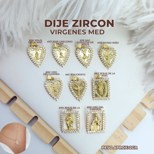 DIJES ZIRCON VIRGENES MED - Imagen 2