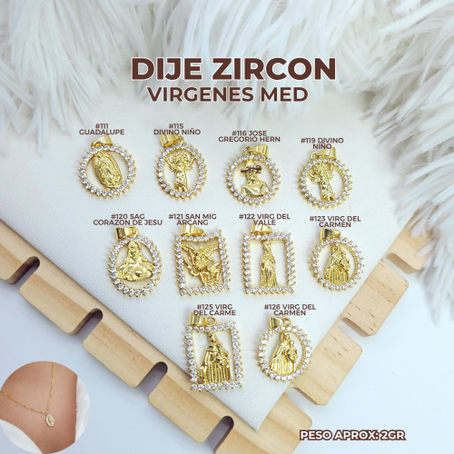 DIJES ZIRCON VIRGENES MED - Imagen 6