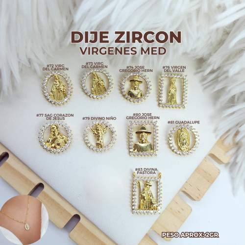 DIJES ZIRCON VIRGENES MED - Imagen 3