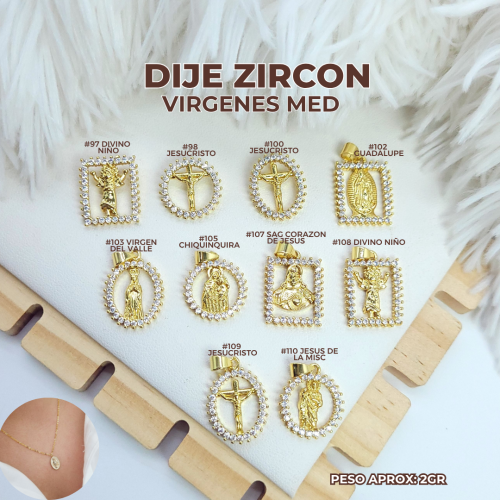 DIJES ZIRCON VIRGENES MED - Imagen 5