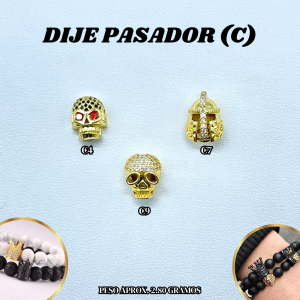 DIJE ZIRCÓN PASADOR (C)