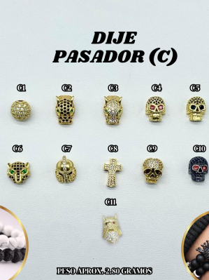 DIJE ZIRCÓN PASADOR (C)
