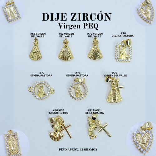 DIJES ZIRCON VIRGENES PEQ. - Imagen 3