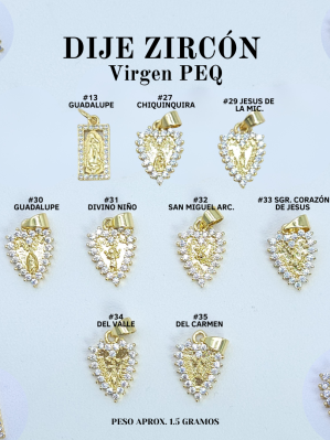 DIJES ZIRCON VIRGENES PEQ.