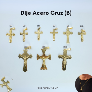 DIJE ACERO CRUZ (B) MD