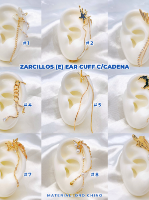 ZARCILLOS (E) EAR CUFF C/CADENA