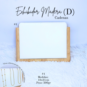 EXHIBIDOR MADERA (D) CADENA