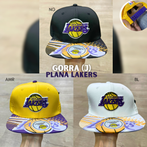 GORRA (J) PLANA LAKERS
