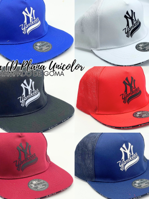 GORRA (D) PLANA UNIC. ESTAMPADO DE GOMA